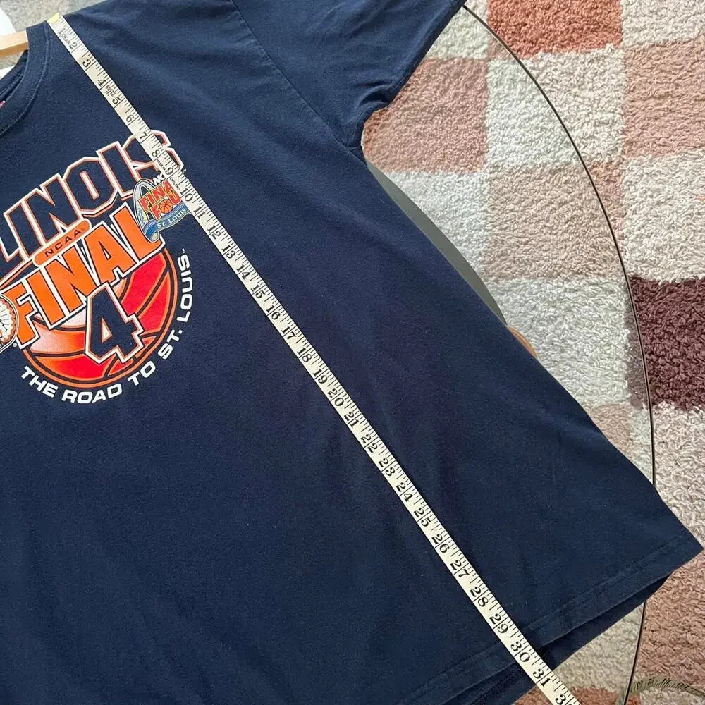 Vintage Y2K University of Illinois Final Four Champion T-Shirt | Size XL - Picture 8 of 8